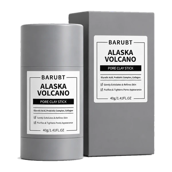 Single Pack Barubt Alaska Volcano Pore Clay Stick